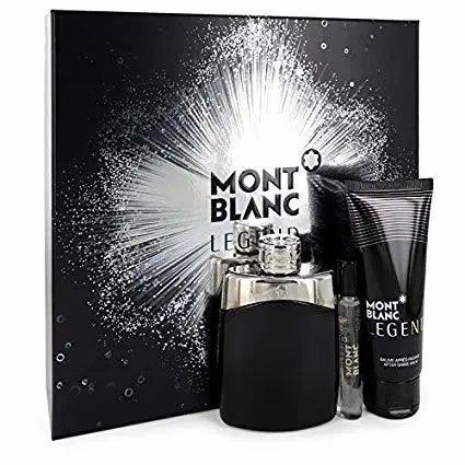 Mont Blanc Legend Подаръчен комплект, Тоалетна вода 100ml + Афтършейв балсам 100ml + Тоалетна вода 7.5ml