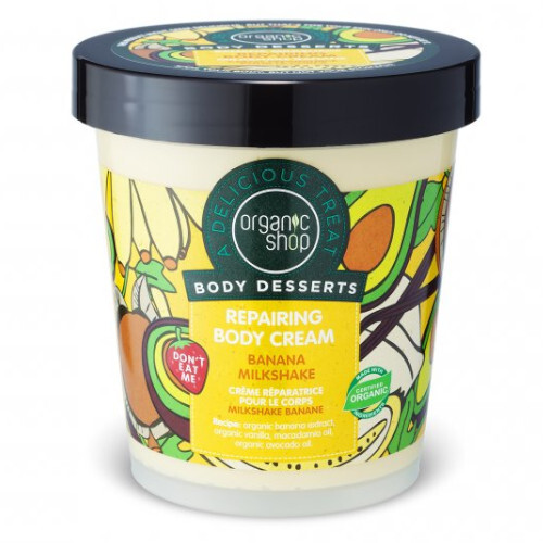 Obnovujúci Крем за тяло Body Desserts Banana Milkshake (Repairing Body Cream) 450 ml