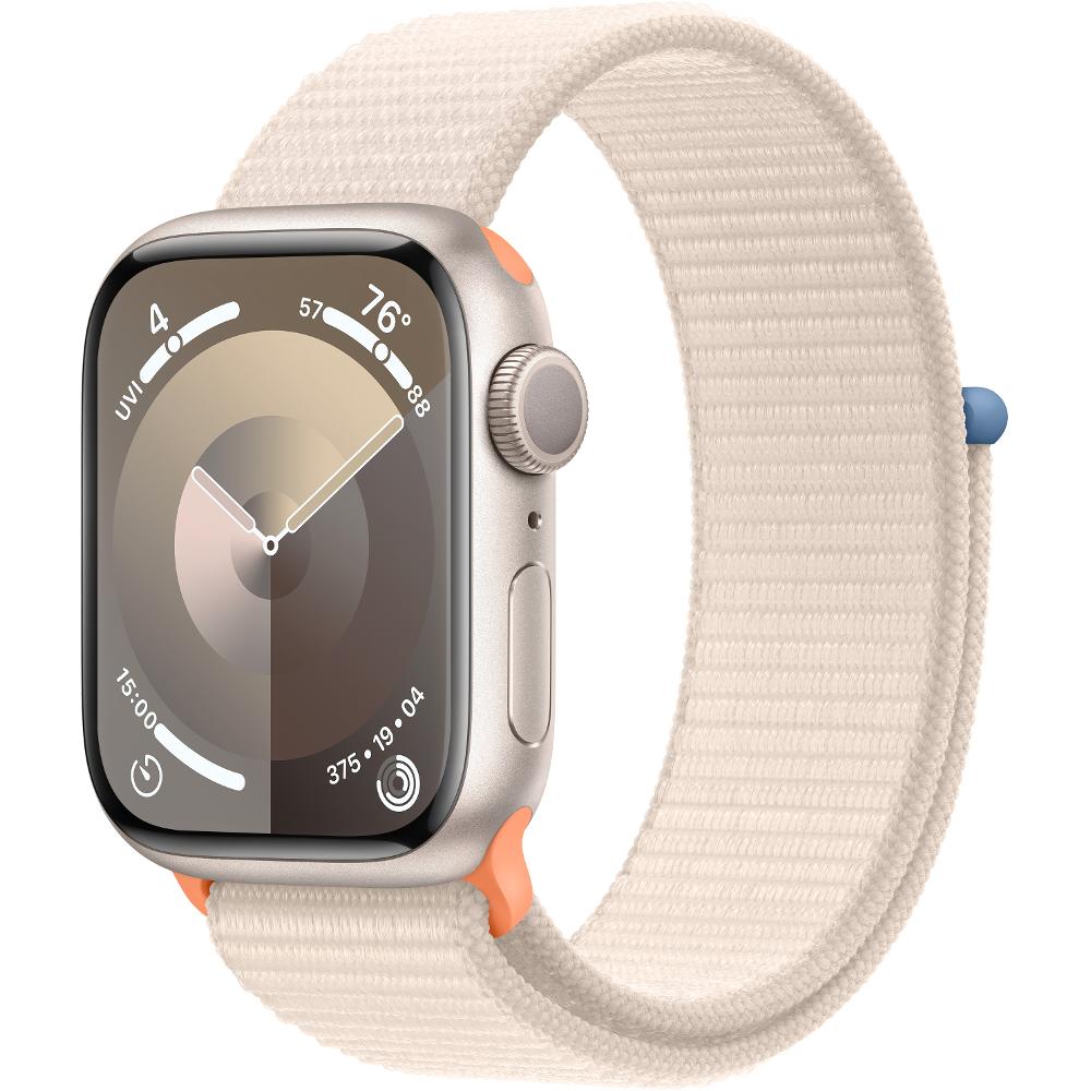 Apple Watch Series 9 41 mm Starlight Al SportLoop