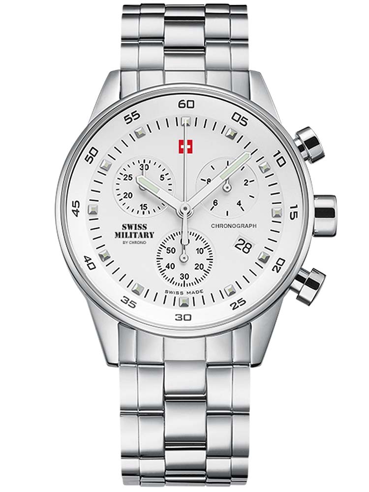 Swiss Military SM34005.02 Ladies-Chronograph 36mm 5 ATM