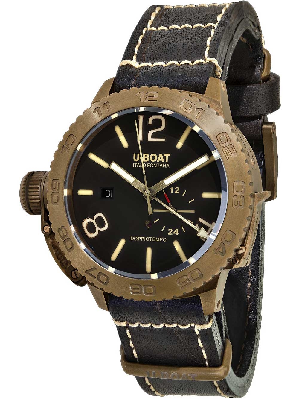 U-Boat 9008 Doppotiempo Automatic 46mm 10 ATM