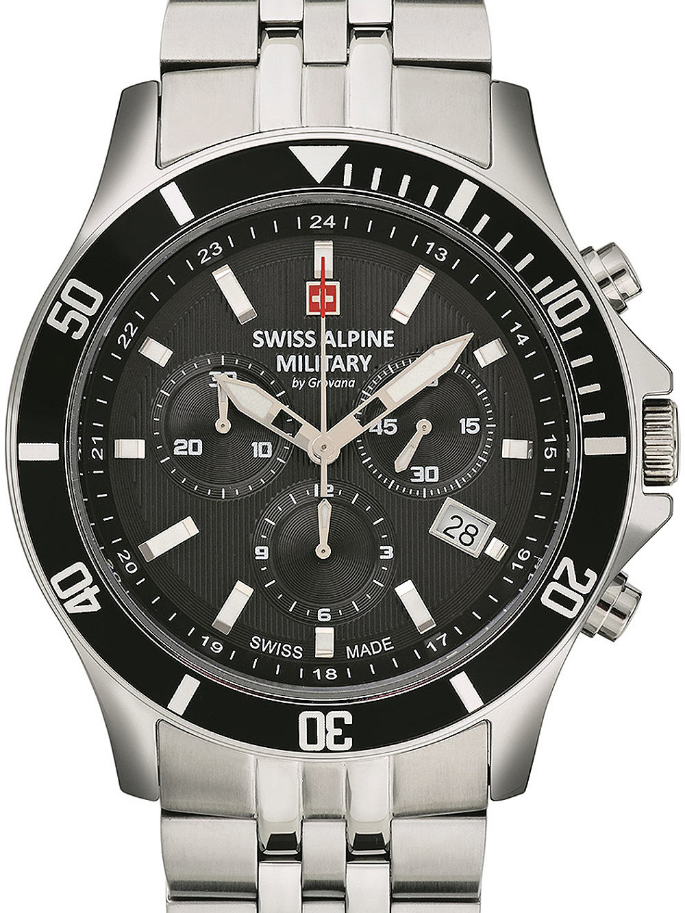 Swiss Alpine Military 7022.9137 chronograph 42mm 10ATM