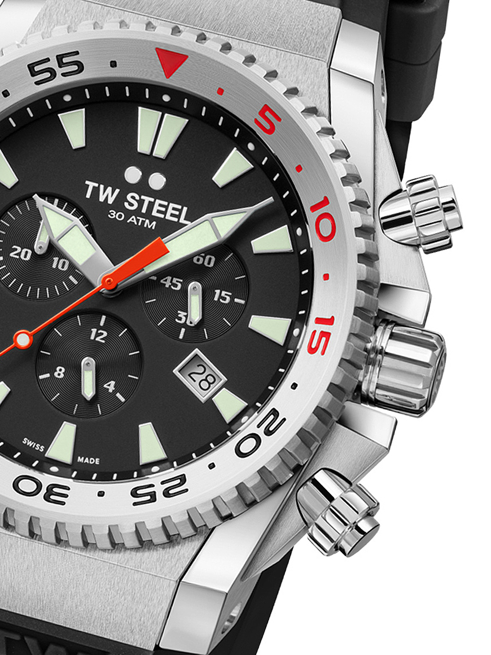 TW-Steel ACE400 Ace Diver chronograph 44mm 30ATM