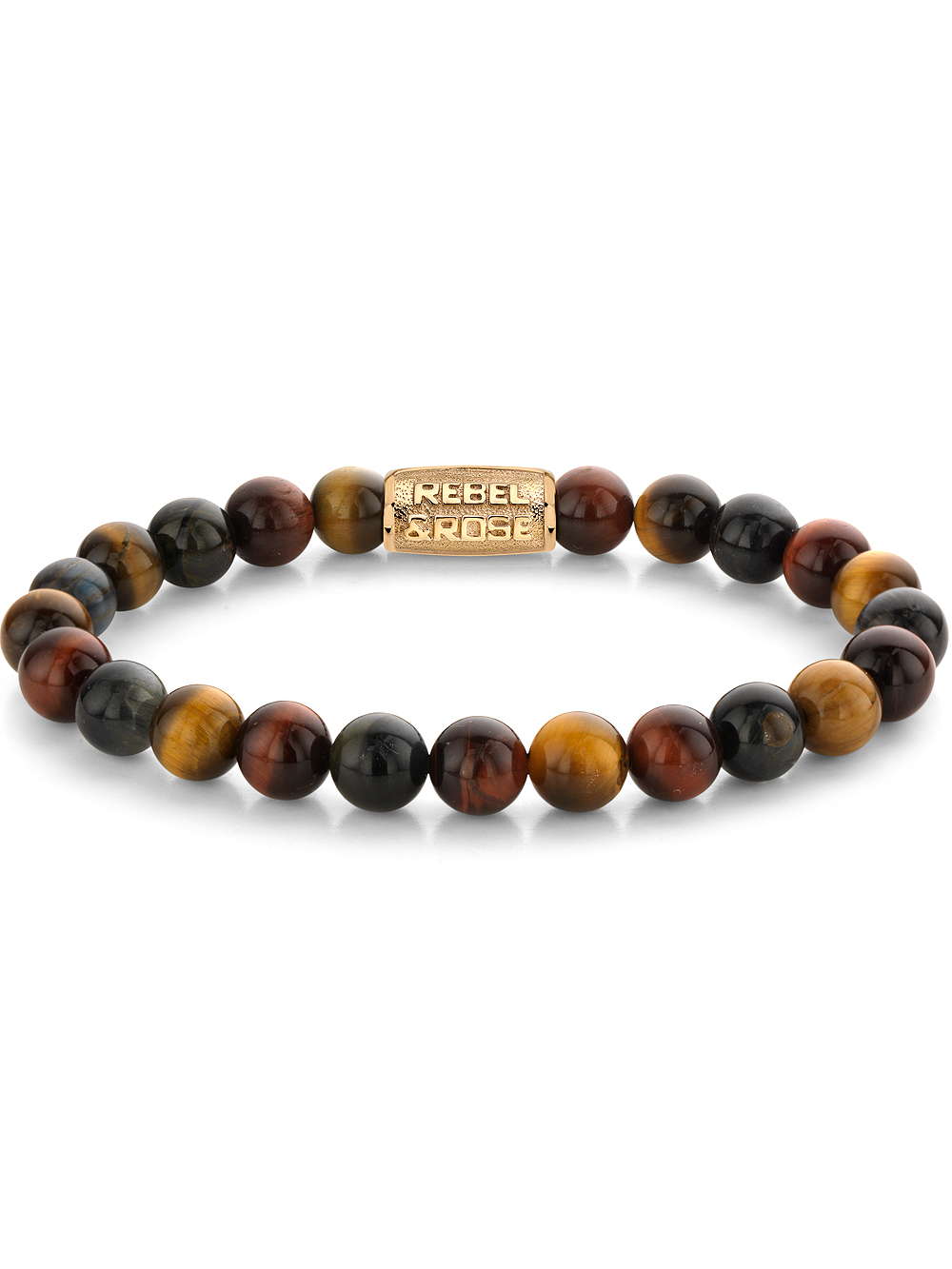 Rebel & Rose Bracelet Who's afraid of the Tiger RR-80088-G-M mens