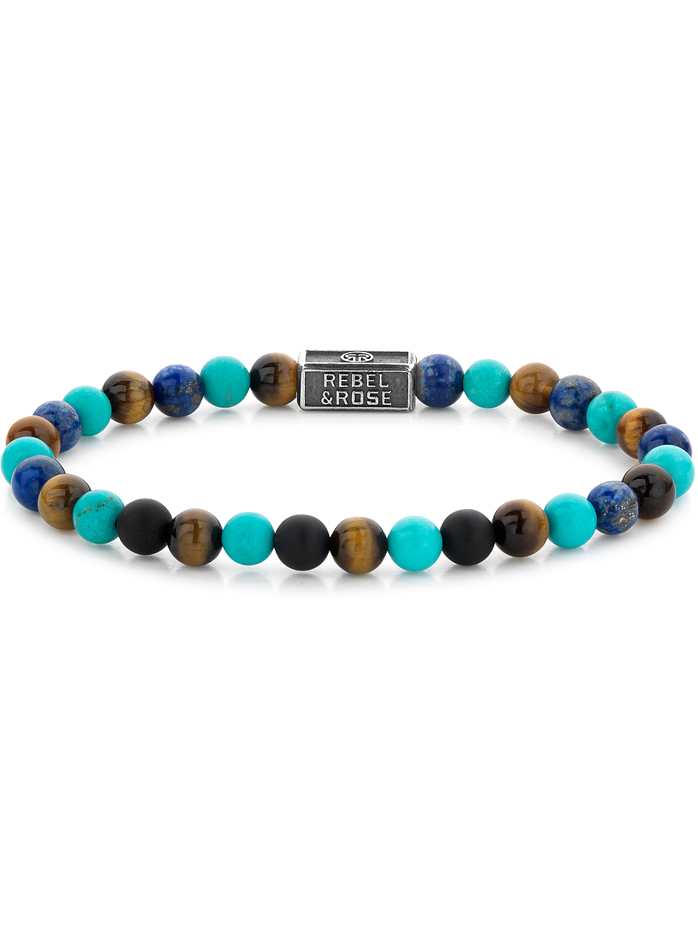 Rebel & Rose Bracelet Mix Turquoise 925 RR-6S006-S-S ladies