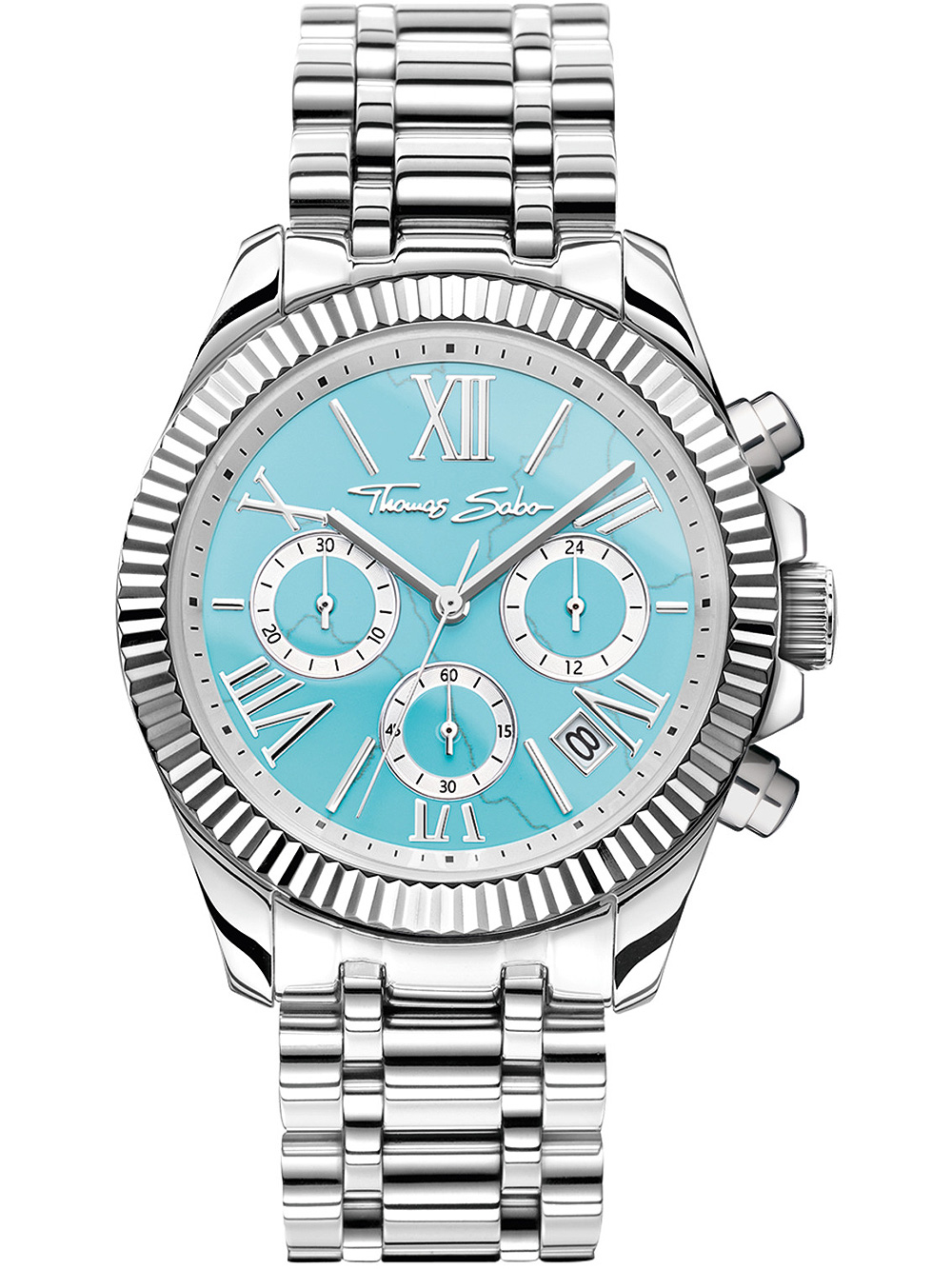 Thomas Sabo WA0397-201-201 Divine Chronograph Unisex Watch 38mm 10ATM