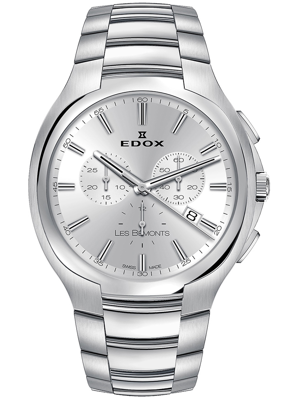 Edox 10239-3-AIN Les Vauberts Chronograph Mens Watch42mm 3ATM