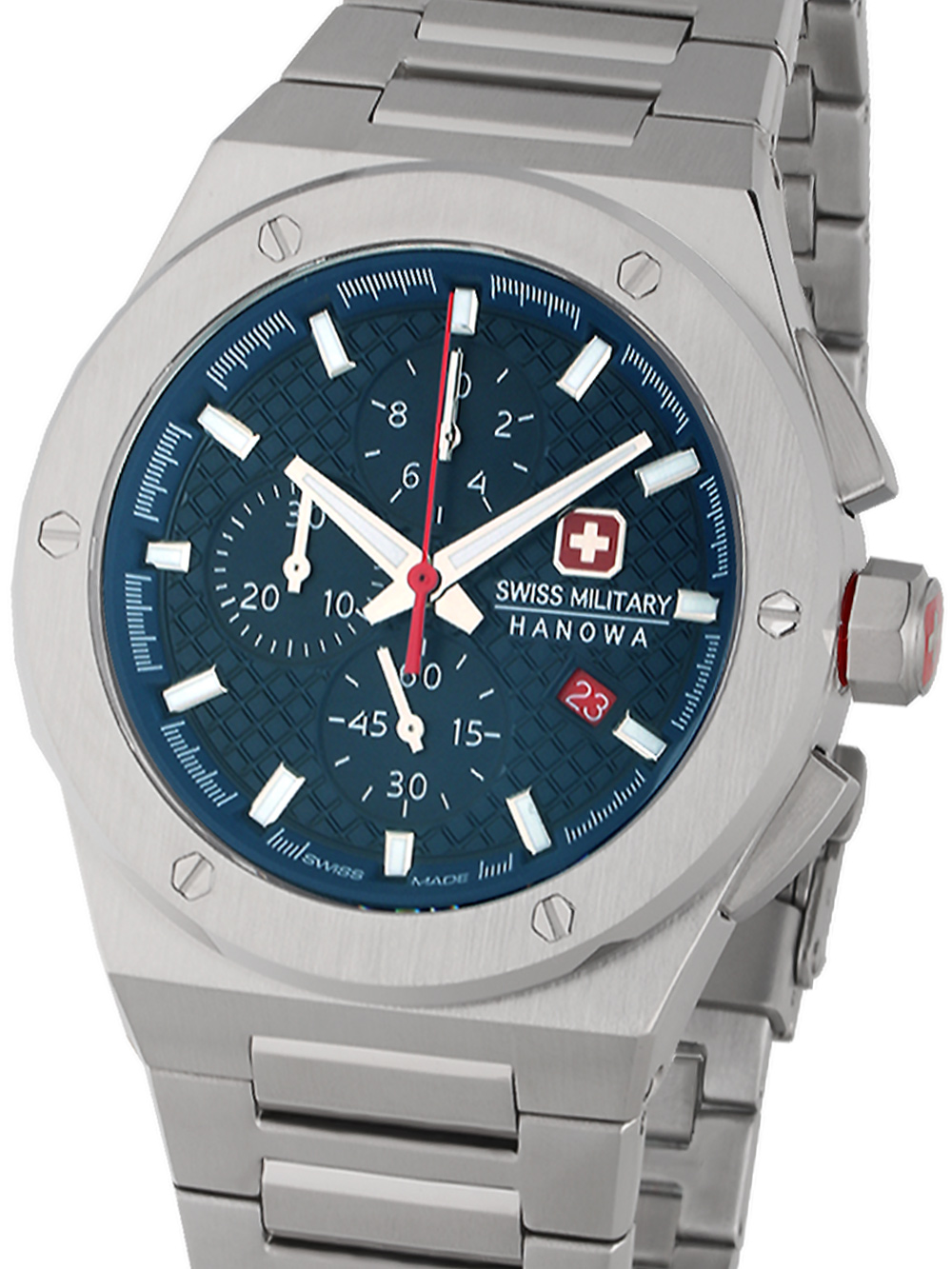 Swiss Military Hanowa SMWGI2101702 Sidewinder Chronograph Mens Watch 43mm 10ATM