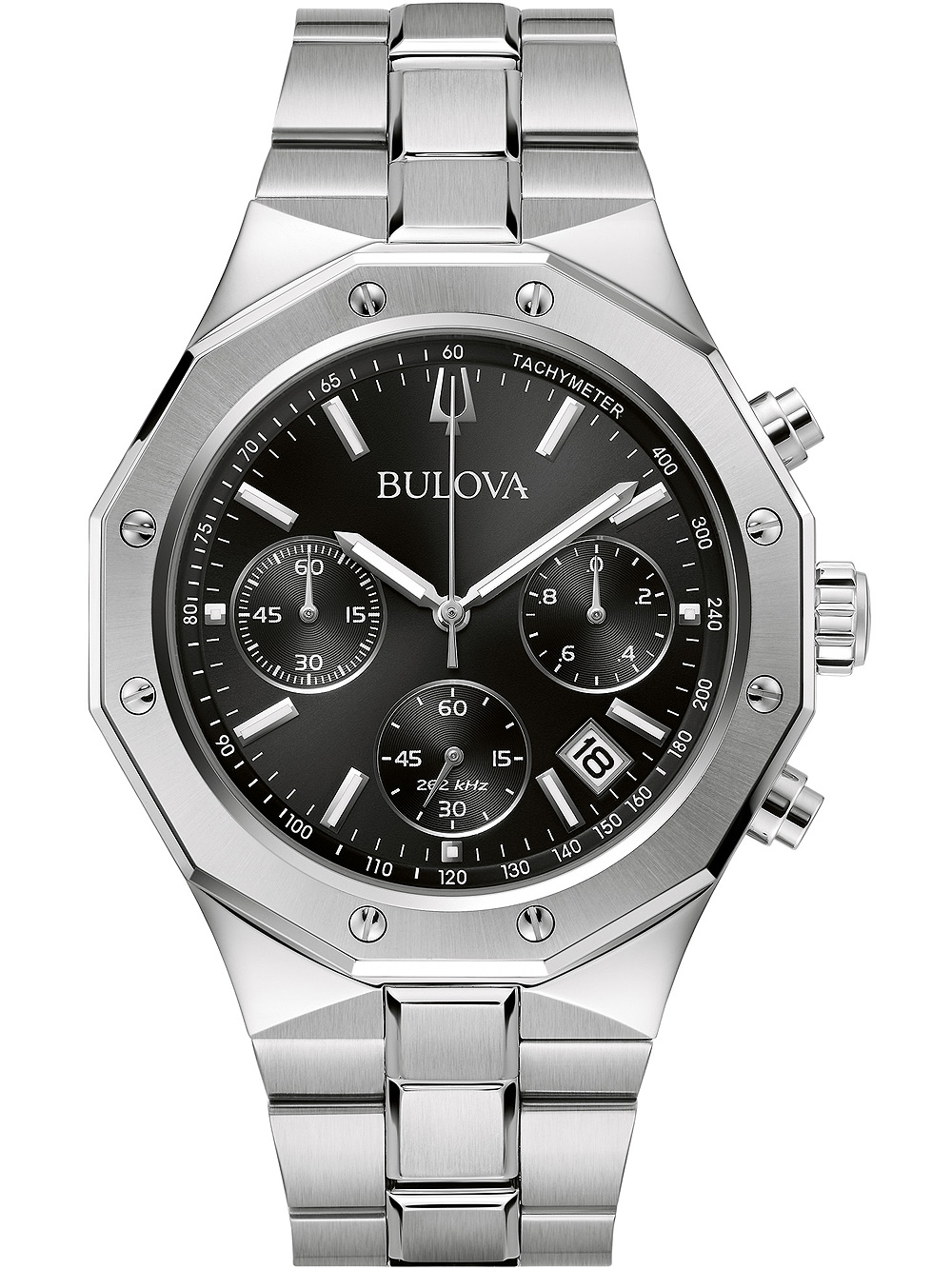 Bulova 96B410 Misc Classic Chronograph Mens Watch 44mm 10ATM