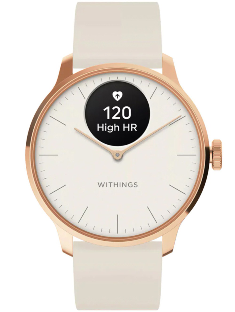 Withings HWA11-model 1-All-Int ScanWatch Light Sand 37 mm 5ATM 