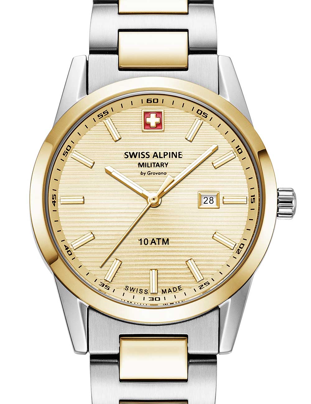 Swiss Alpine Military 7767.1141 Ladies Watch Argos two tone gold 34mm 10ATM