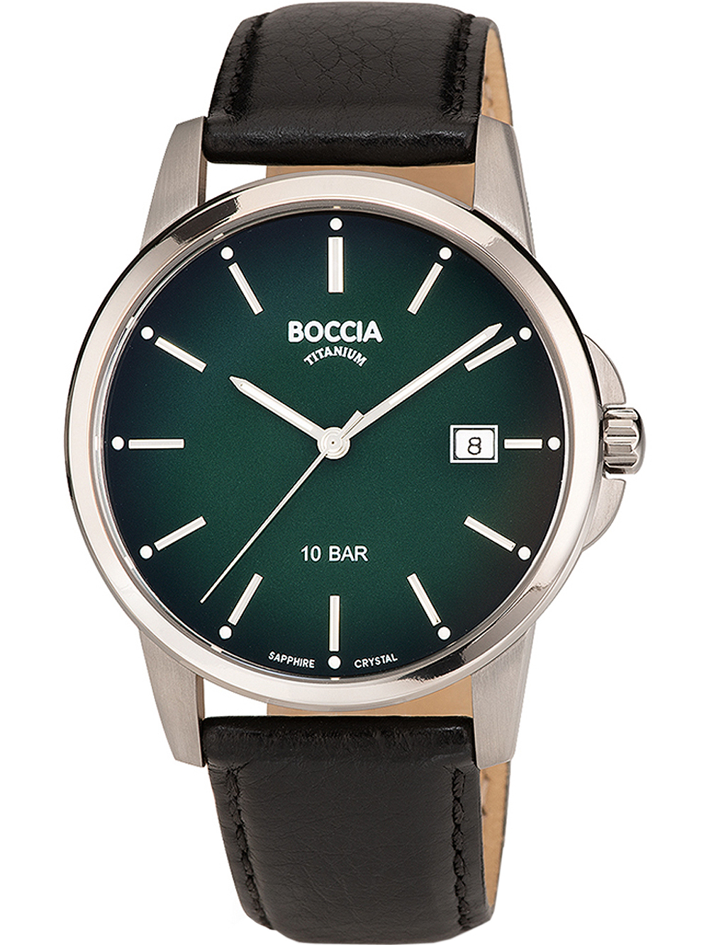 Boccia 3633-02 men`s watch titanium 40mm 10ATM