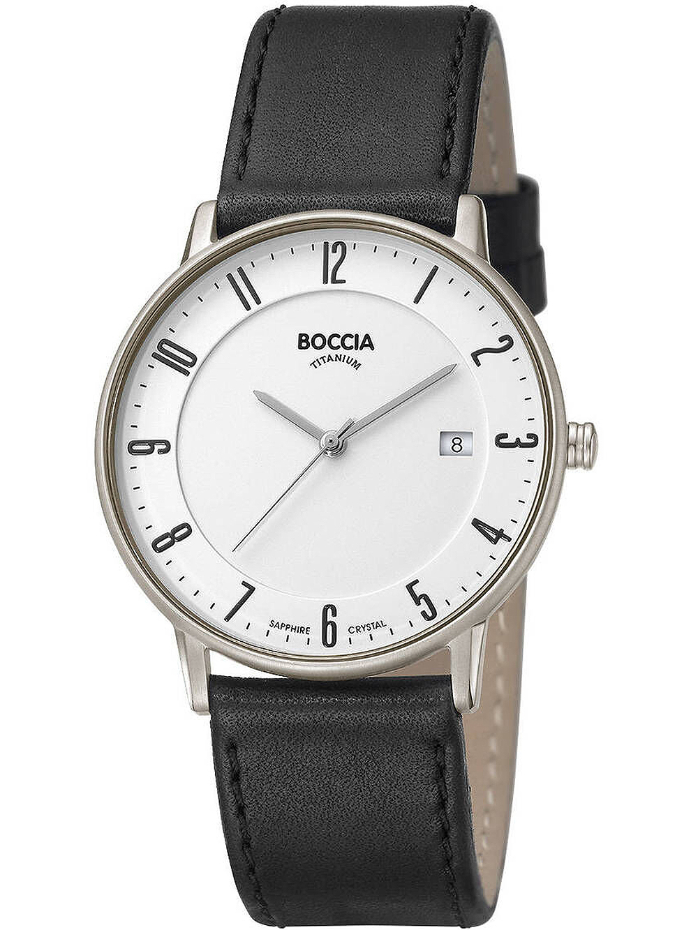 Boccia 3607-02 men`s watch titanium 39mm 5ATM