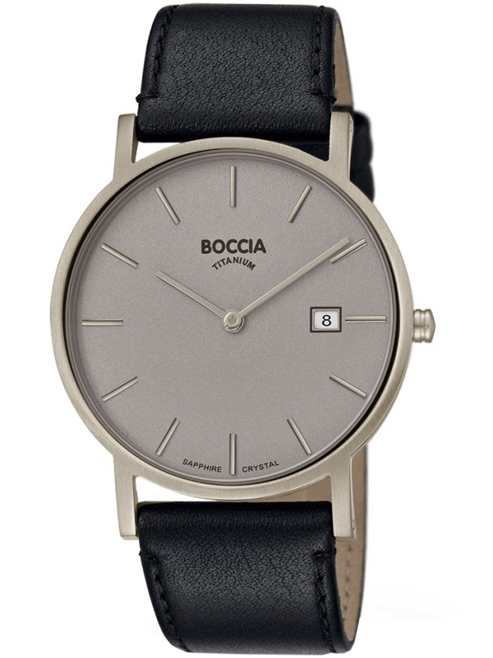 Boccia 3637-01 Men`s Watch Titanium 37mm 5ATM