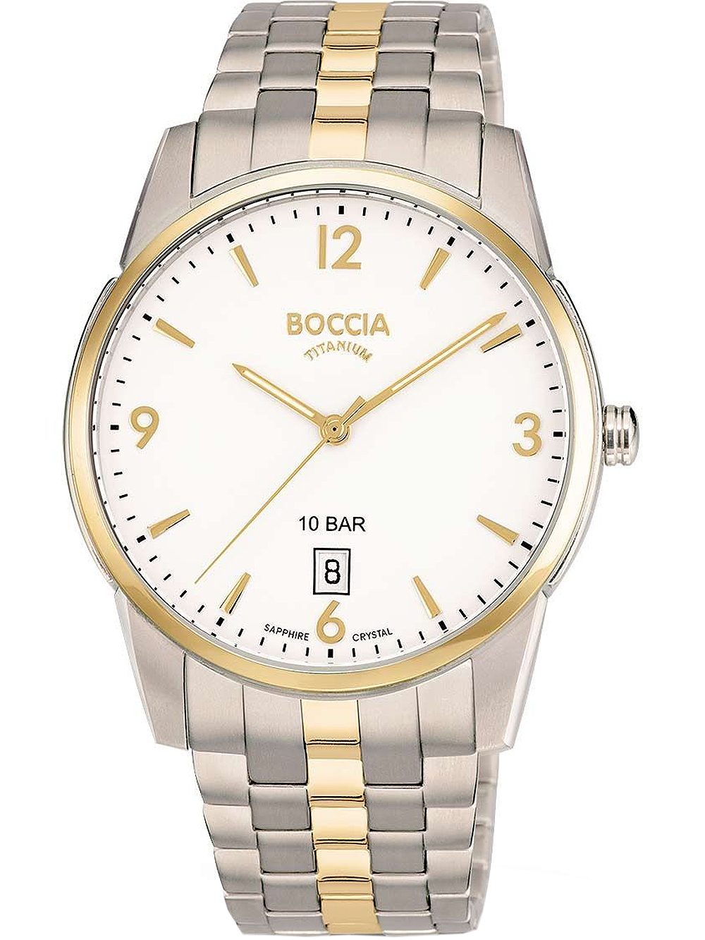 Boccia 3632-02 Men`s Watch Titanium 40mm 10ATM