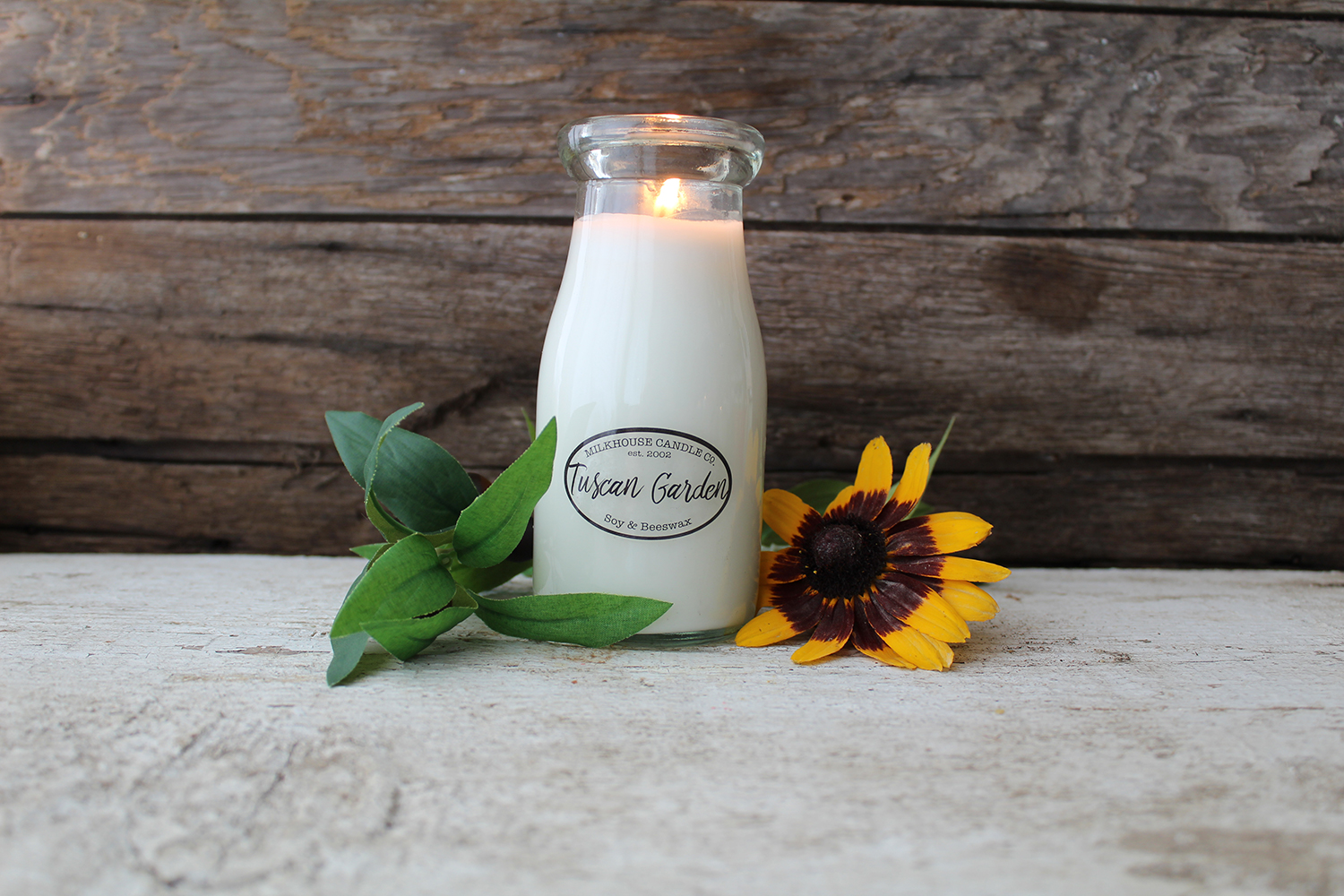 MILKHOUSE CANDLE Tuscan Garden ароматизирана свещ MILKBOTTLE (227 g)