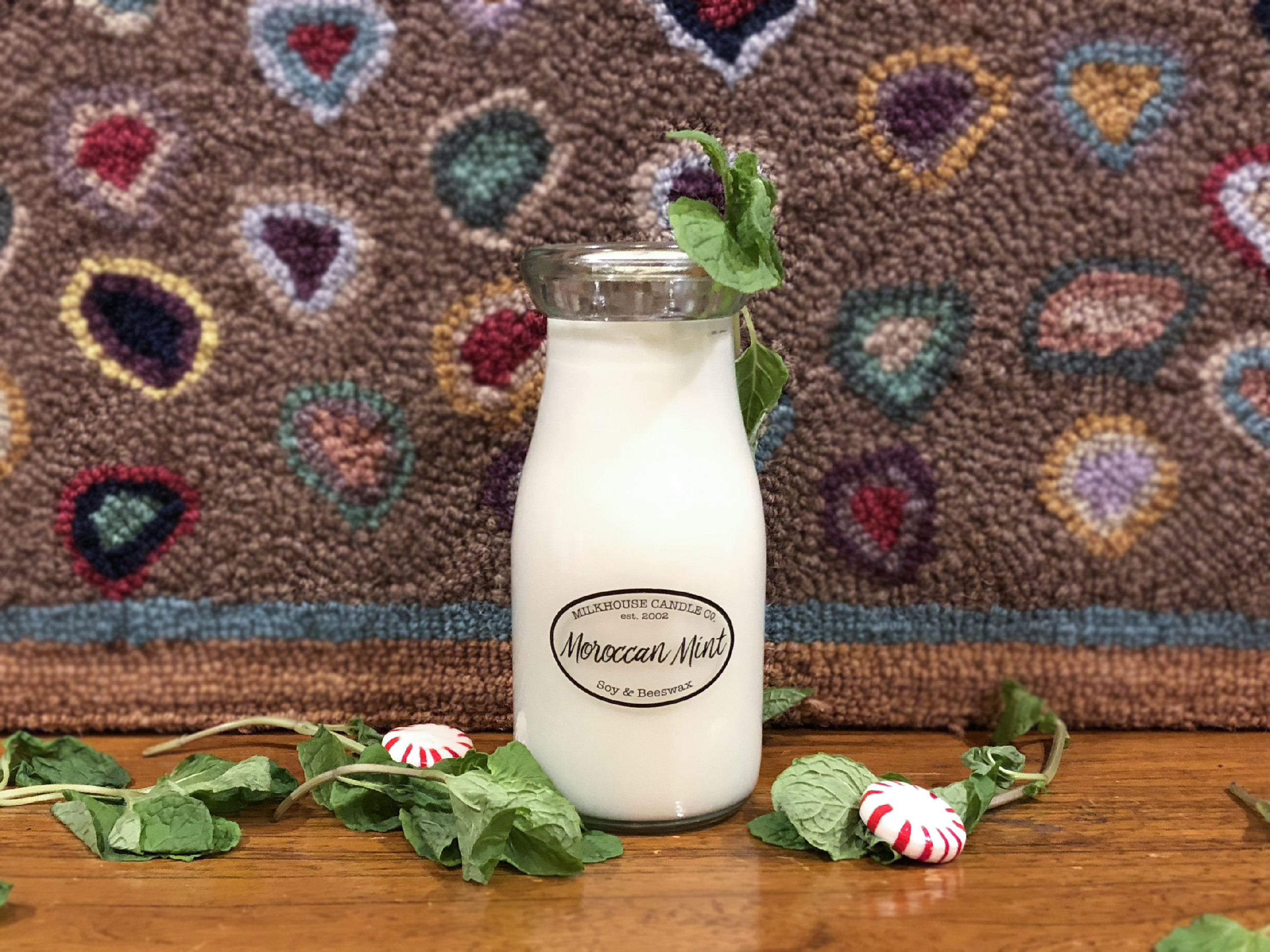 MILKHOUSE CANDLE Свещ с аромат на мароканска мента MILKBOTTLE (227 g)