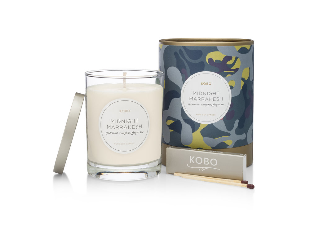 KOBO Camo Midnight Marrakesh Candle ароматизирана свещ (11oz / 312g)