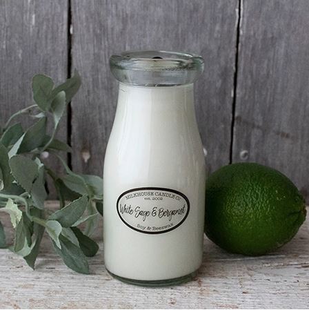 MILKHOUSE CANDLE Свещ с аромат на бял градински чай и бергамот MILKBOTTLE (227 g)