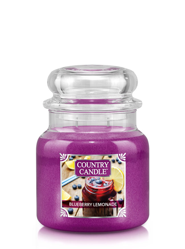 Country Candle Blueberry Lemonade средна ароматна свещ с 2 фитила (453 g)