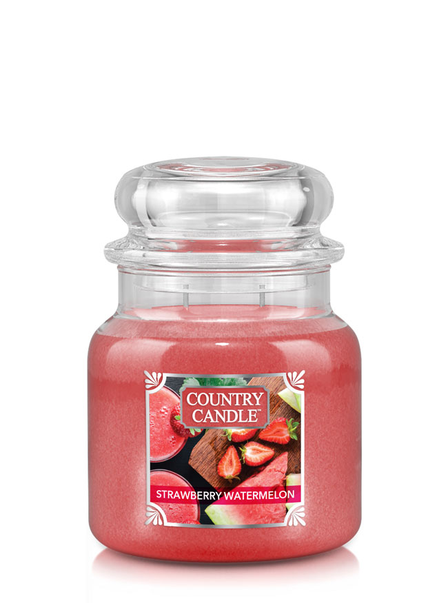 Country Candle Strawberry Watermelon средна ароматна свещ с 2 фитила (453 g)