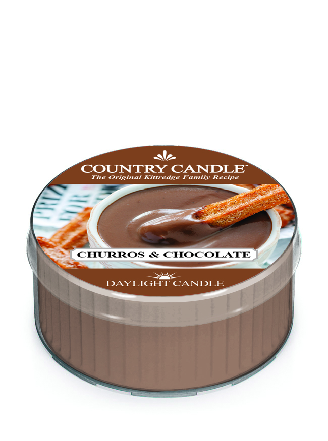 Свещ с аромат на Country Candle Churros & Chocolate (42g)