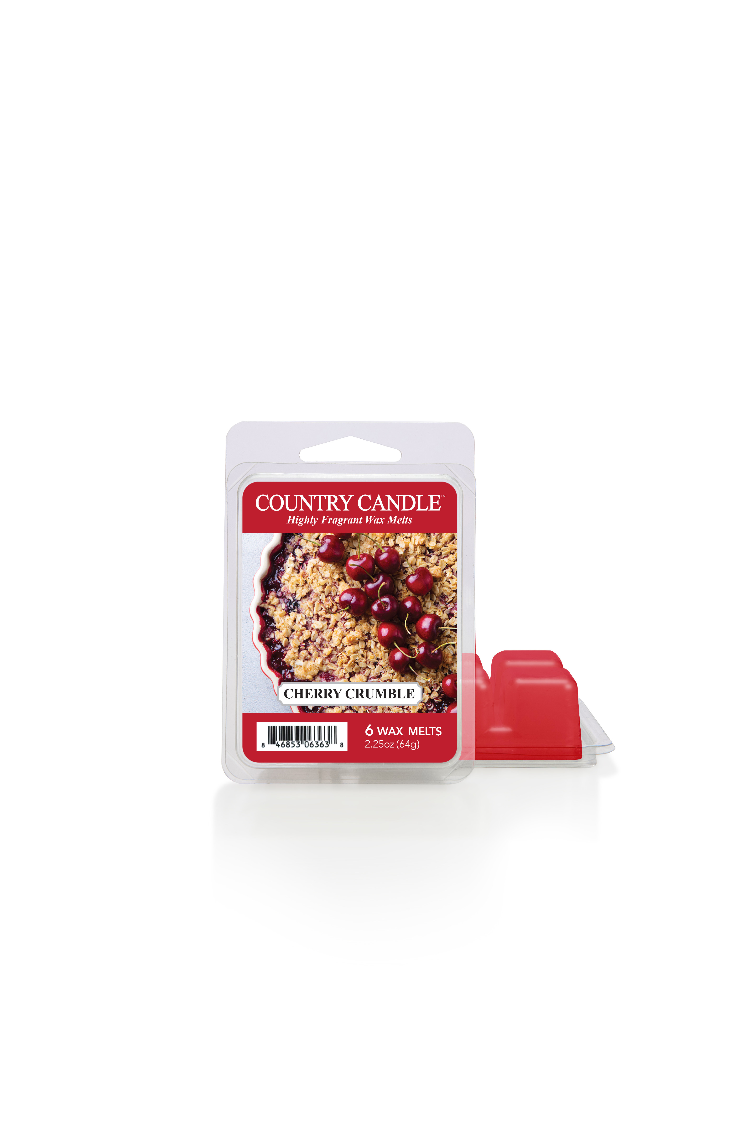 Country Candle Cherry Crumble ароматизиран восък (64g)