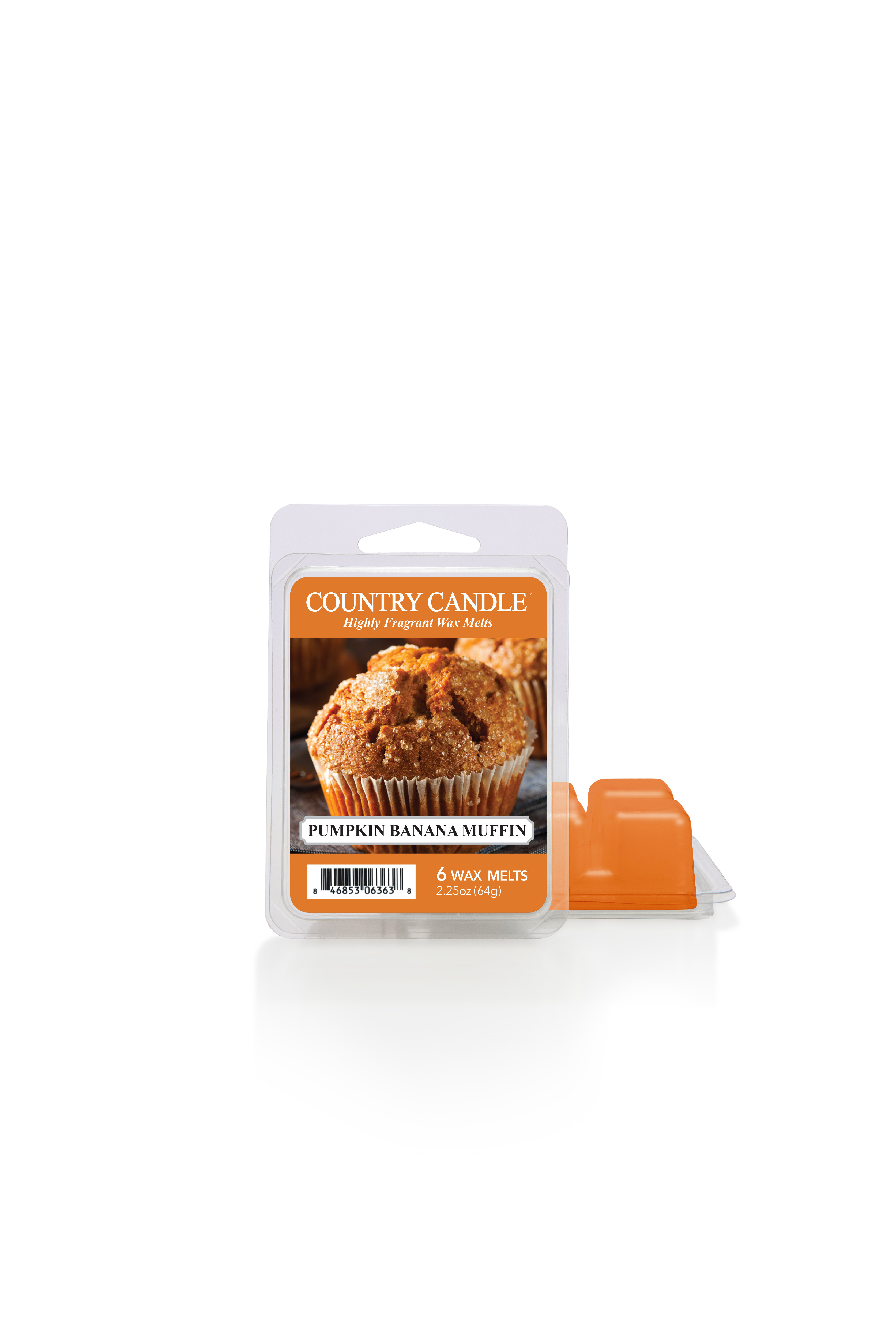 Country Candle Pumpkin Banana Muffin ароматизиран восък (64g)