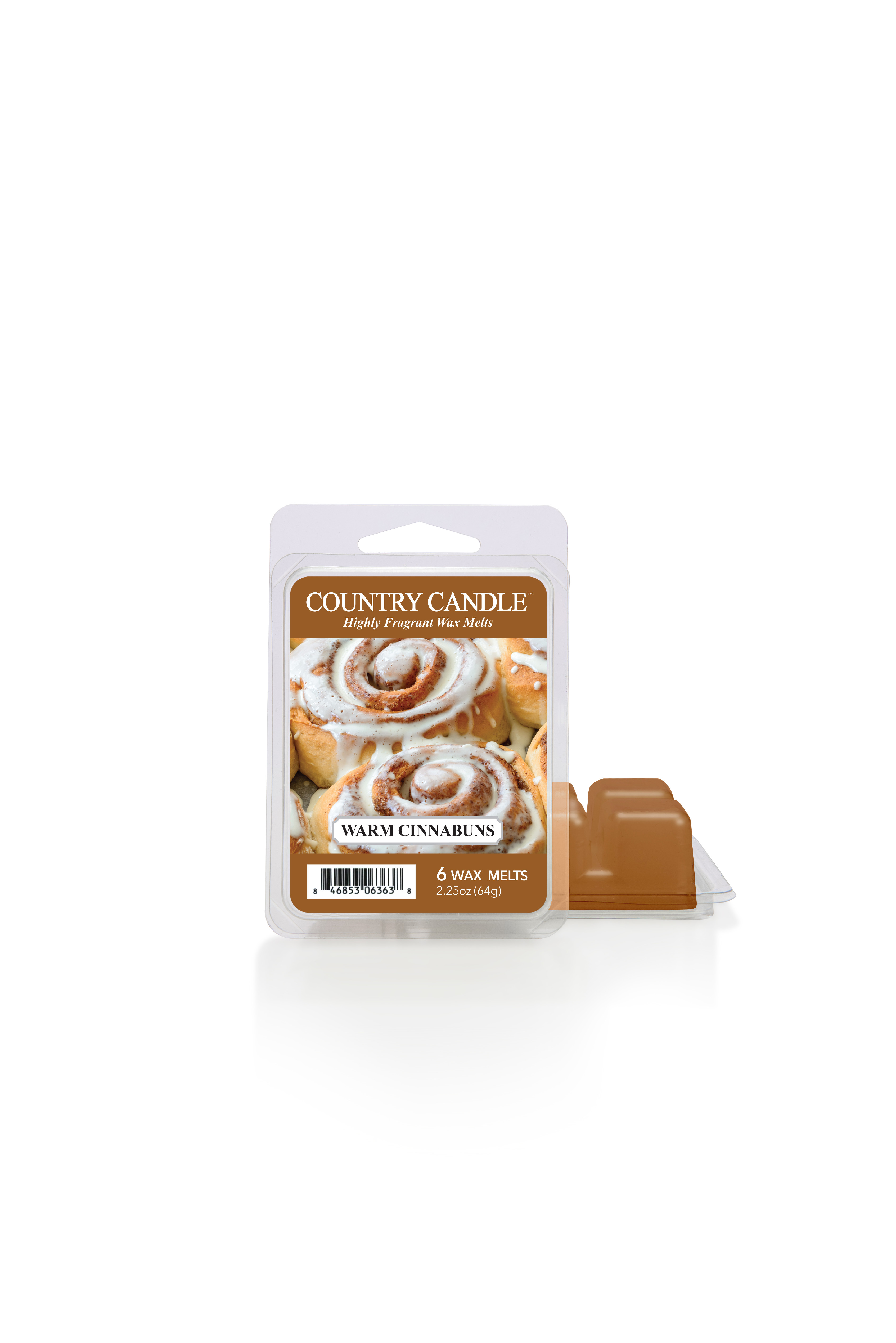 Country Candle Warm Cinnabuns ароматизиран восък (64g)