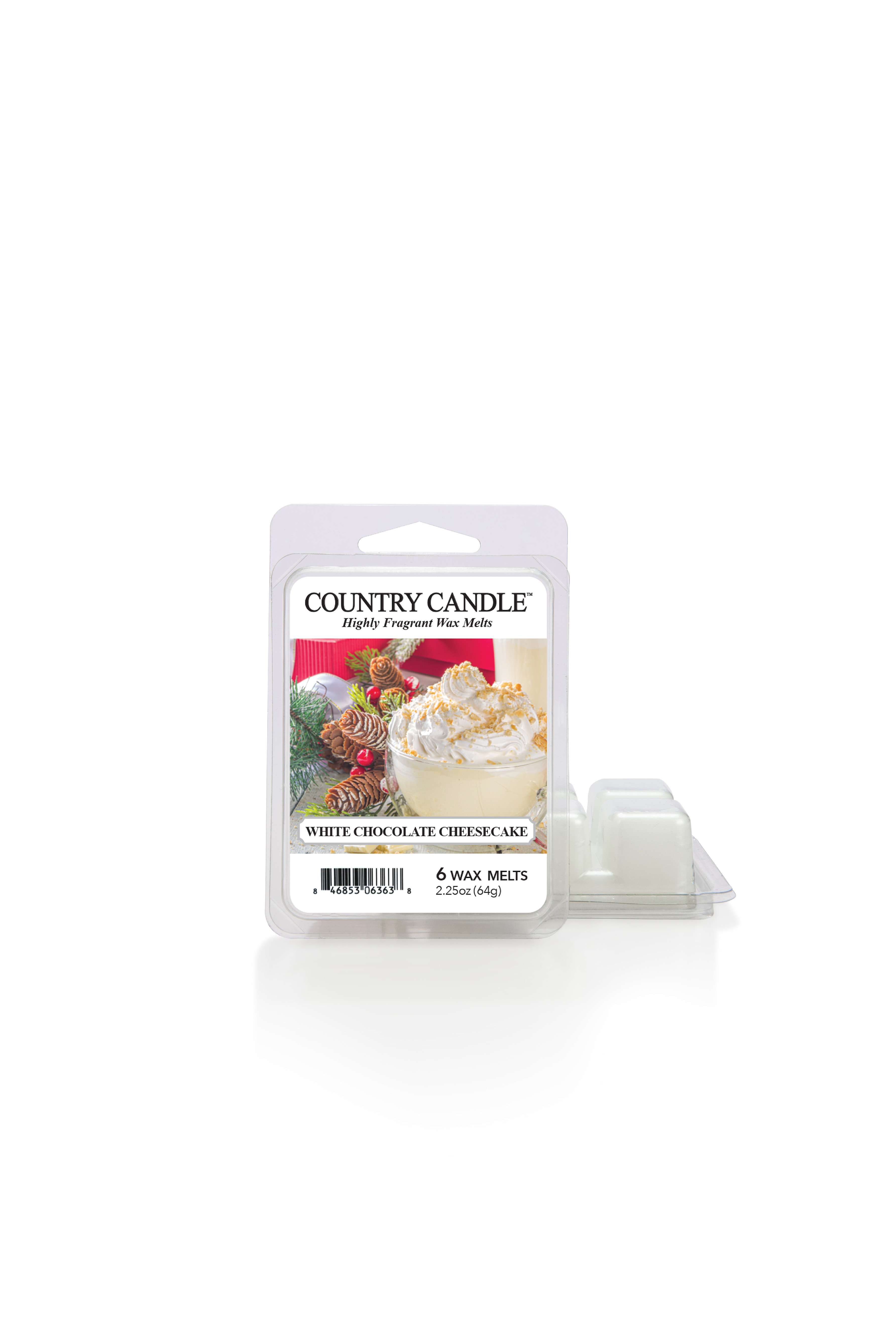 Country Candle White Chocolate Cheesecake ароматизиран восък (64g)