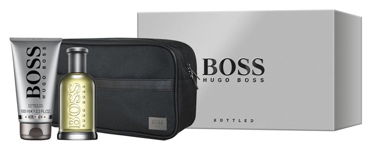 Hugo Boss No.6 Bottled Подаръчен комплект, Тоалетна вода 100ml + Душ гел 100ml + козметична чанта