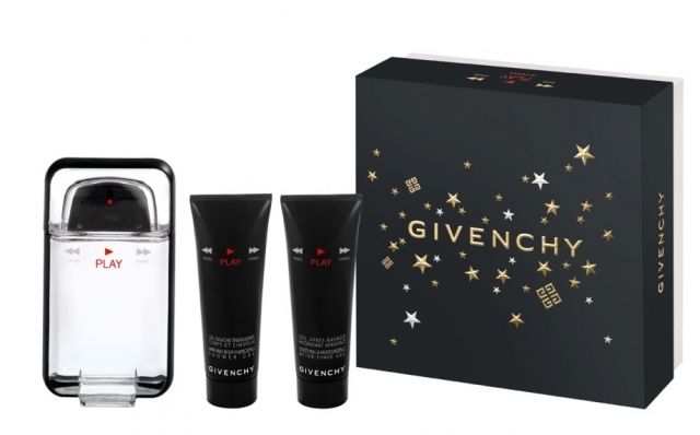 Givenchy Play for Man Подаръчен комплект, Тоалетна вода 100ml + Душ гел 50ml + gél po holení 50ml