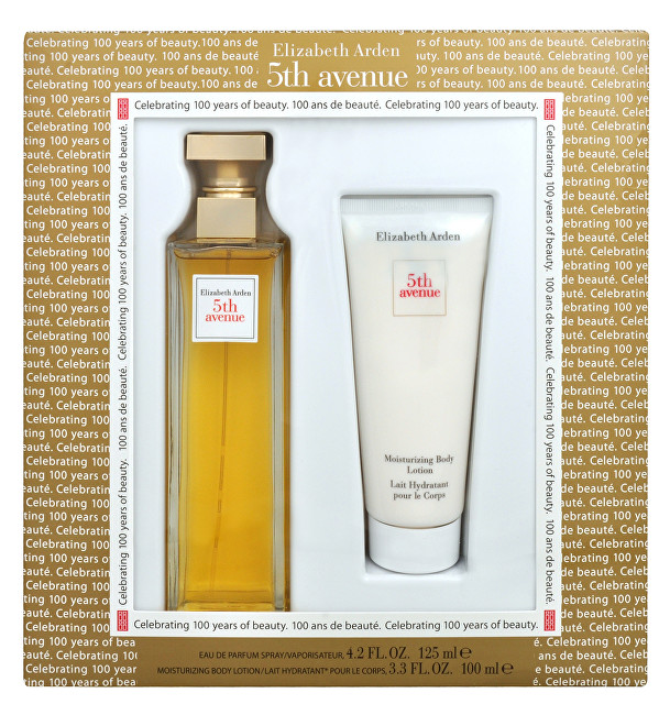 Elizabeth Arden 5th Avenue Подаръчен комплект, Парфюмна вода 125ml + Мляко за тяло 100ml 