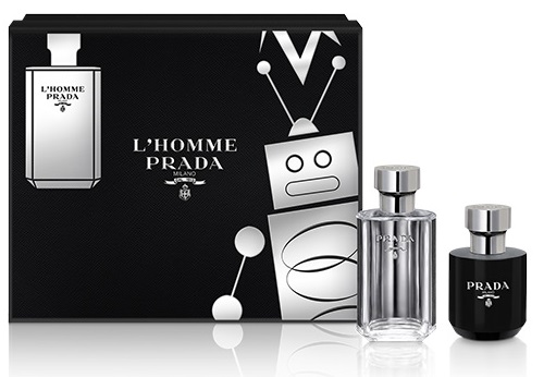 Prada L´Homme Подаръчен комплект, Тоалетна вода 50ml + sprchový krém 100ml