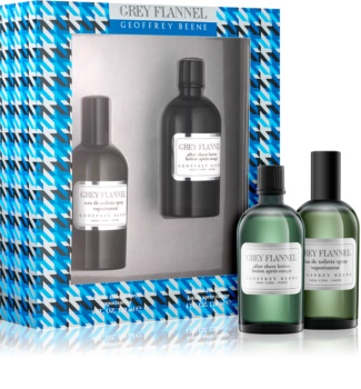 Geoffrey Beene Grey Flannel Подаръчен комплект, Тоалетна вода 120ml + Лосион за след бръснене 120ml